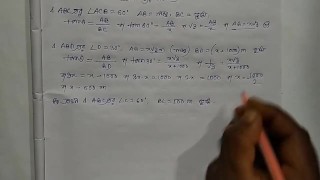 Heights & Distances Trigonometric Math Slove By Bikash Edu Care Episode 16