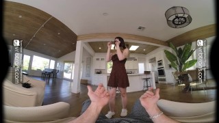VRB Trans Magic glasses with cute Asia Belle in POV VR Porn