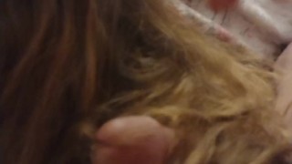 I masturbate using roommates long hair and my cock and it turns her on (long hair fetish) hair fuck