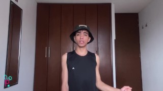 22-YEAR-OLD YOUNG MAN DANCING LATIN REGGAETON
