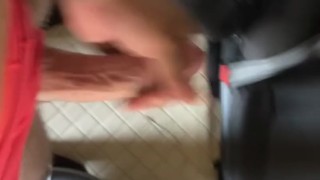 Horny Guy wanking in truck