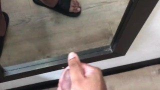 BBC Vocal Cumshot on mirror