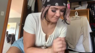 This bitch loves to suck dick!