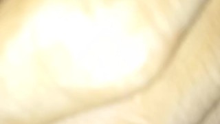 cumming under the blanket.