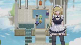 【エロゲ実況(体験版)】#04 無気力天使ちゃんは性活学科の単位が足りない…。 門番の衛兵にボディチェックでおっぱい揉まれて手マンされてしまい・・(RPG人気同人エロゲー Hentai game)