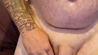 Tattedviking teasing showing his fat ass