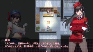 【エロゲ実況(体験版)】#01 ケイドロ 巨乳警官(婦警)がエッチな目に！おっぱい揉まれたり上司の代わりに手コキ顔面射精、フェラ口内射精させられたり・・ (RPG人気神同人エロゲー Hentai g