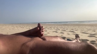 Big load on the beach, one of my favorite!!!