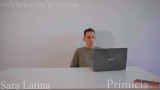 Mi novia me encontro pajeandome y me saco la leche - ft Sara Latina