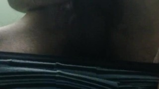 Fast Masturbation Hairy Guy Navel Fingering Eating Cum