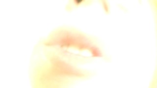 Kissing ( camera lens ) POV