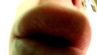 Kissing ( camera lens ) POV