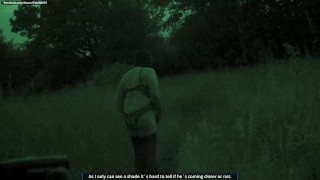 Walk in naughty lingerie at public gay cruising spot at night, no clothes. Tobi00815