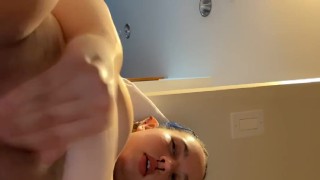 Sexy elf slut plays with her big fat tight pussy