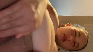 Sexy elf Egirl cums