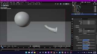 How to make Cum Fluid Particle Simulation in Blender - Azzura