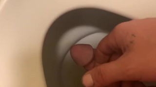 Piss with erection