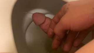 Piss with erection