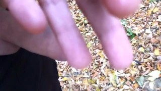 Own precum eating public