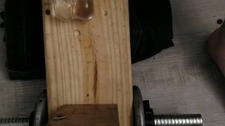 Sissy vs horse dildo