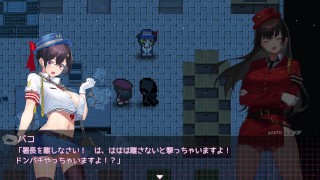 【ケイドロ #03 エロゲ実況(体験版)】強気な爆乳警官署長がバックで中出しセックスされてしまい・・・(モーションアニメ 巨乳婦警RPG人気神警官同人エロゲー Hentai game)