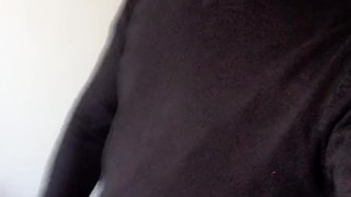 Cumshot on the train toilet