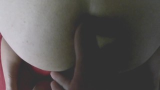 Incredibly wet while pegging my husband, my cuckold have a very tight ass