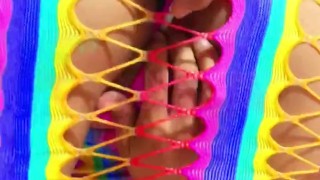 Me meto una bandera Pride por el culo Apoyando la puteria