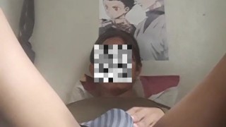 Rubbing my cock inside underwear