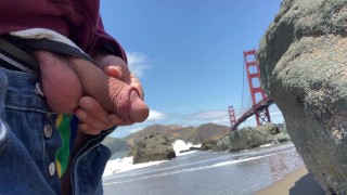 Pissing in Front of The Golden Gate Bridge