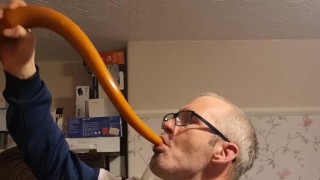 Deep throating 20"