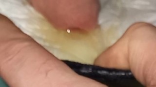 Pissing in a diaper while xd