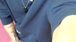 Love cum video for girlfriend on her pink blanket