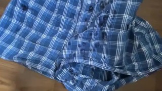 Huge Cumshot on my undies