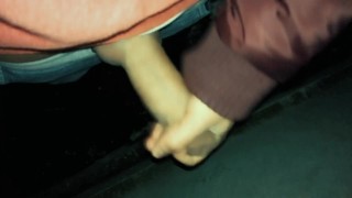 Middle eastern twink fat cock car park jerk off