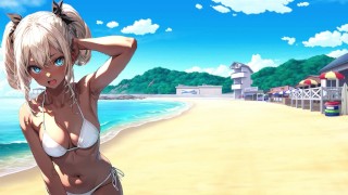 Morena lasciva te coge en la playa ASMR Joi Español audio