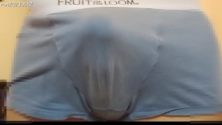 2023年7月4日の射精。ボクサーパンツの中でイク。