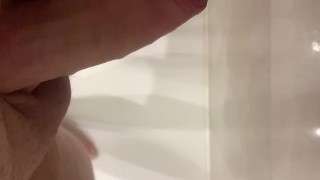 BATHROOM JERKING OFF
