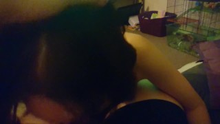 Shy Girl Sucks Fat Cock