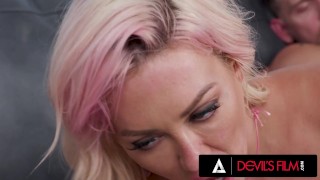 DEVILS FILM - Hottie Adira Allure Has Fun Fucking Two Bisexual Men In Steamy Threesome