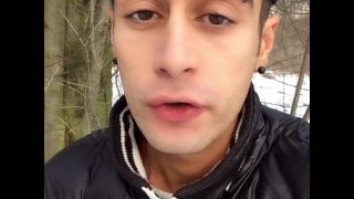 Cum play on tongue and swallowing load from cruiser