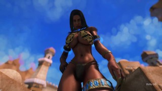 Giantess grows during dancing - Part 1