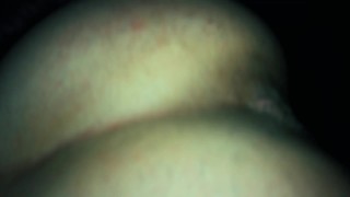 Showing off swollen asshole after fuck at public toilet