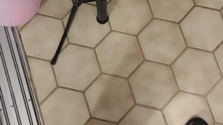 I let pervert masturbate to me while I let him see up my skirt and pop balloons with my cigarettes