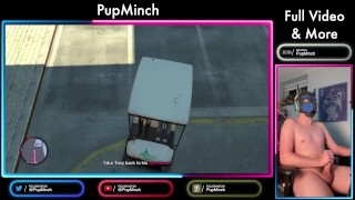 Horny Gainer Bator Pup Edges As He Games - GTA: TBOGT #1 (Full Video On JFF)