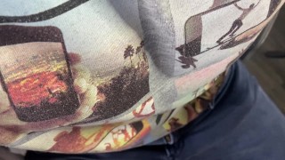 Getting hard at the office. Didn't mean to cum.