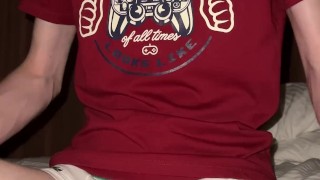 A Small Cumshot Before Going to Bed