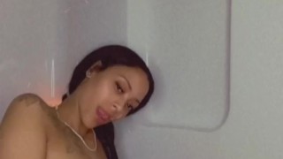 Caught you peeking at me smh now pull it out and start stroking since that’s what you like