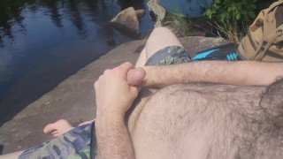 outdoor cum shot