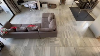 Unaware giant - trapped on spiders web and sucked up the vacuum